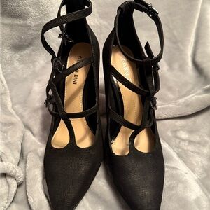 Gianni Bini Strappy Black Heels